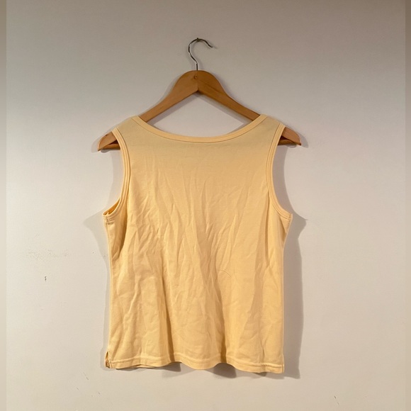 Studio Works Yellow Petite Two-Piece Blouse - Picture 8 of 10